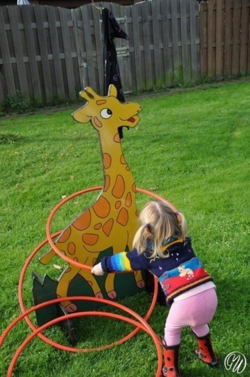 Hoepelgooien - Giraffe 